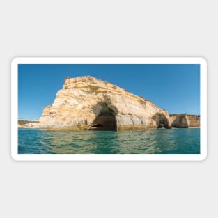 Rocky coastline near Carvoeiro Sticker